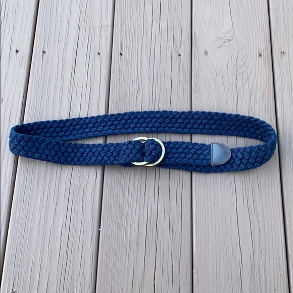 J. Crew navy braided belt size S/M - Picture 1 of 4